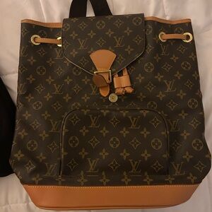 Brown and Tan Monogram Bag